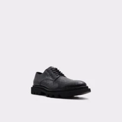 Final Sale - The Item Cannot Be ReturnedSergeiOxford Shoe - Lug Sole -Lightweight Shop sergei black 009 001 008 alt3 sq gy 2000x2000