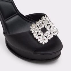 Online ExclusiveSolitairaStrappy Heeled Sandal - Platform 10 Online ExclusiveSolitairaStrappy Heeled Sandal - Platform -Lightweight Shop solitaira black 001 003 032 alt4 sq gy 2000x2000