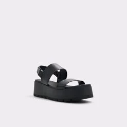 ThilaWedge Sandal - Lug Sole -Lightweight Shop thila black 001 001 043 alt3 sq gy 2000x2000