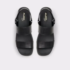 ThilaWedge Sandal - Lug Sole -Lightweight Shop thila black 001 001 043 alt5 sq gy 2000x2000