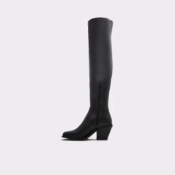 Final Sale - The Item Cannot Be ReturnedToroOver-the-knee Western Boot -Lightweight Shop toro black 001 001 043 alt2 sq gy 2000x2000