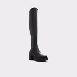 Final Sale - The Item Cannot Be ReturnedUpscaleOver-the-knee Boot - Lug Sole -Lightweight Shop upscale black 001 002 043 alt3 sq gy 2000x2000