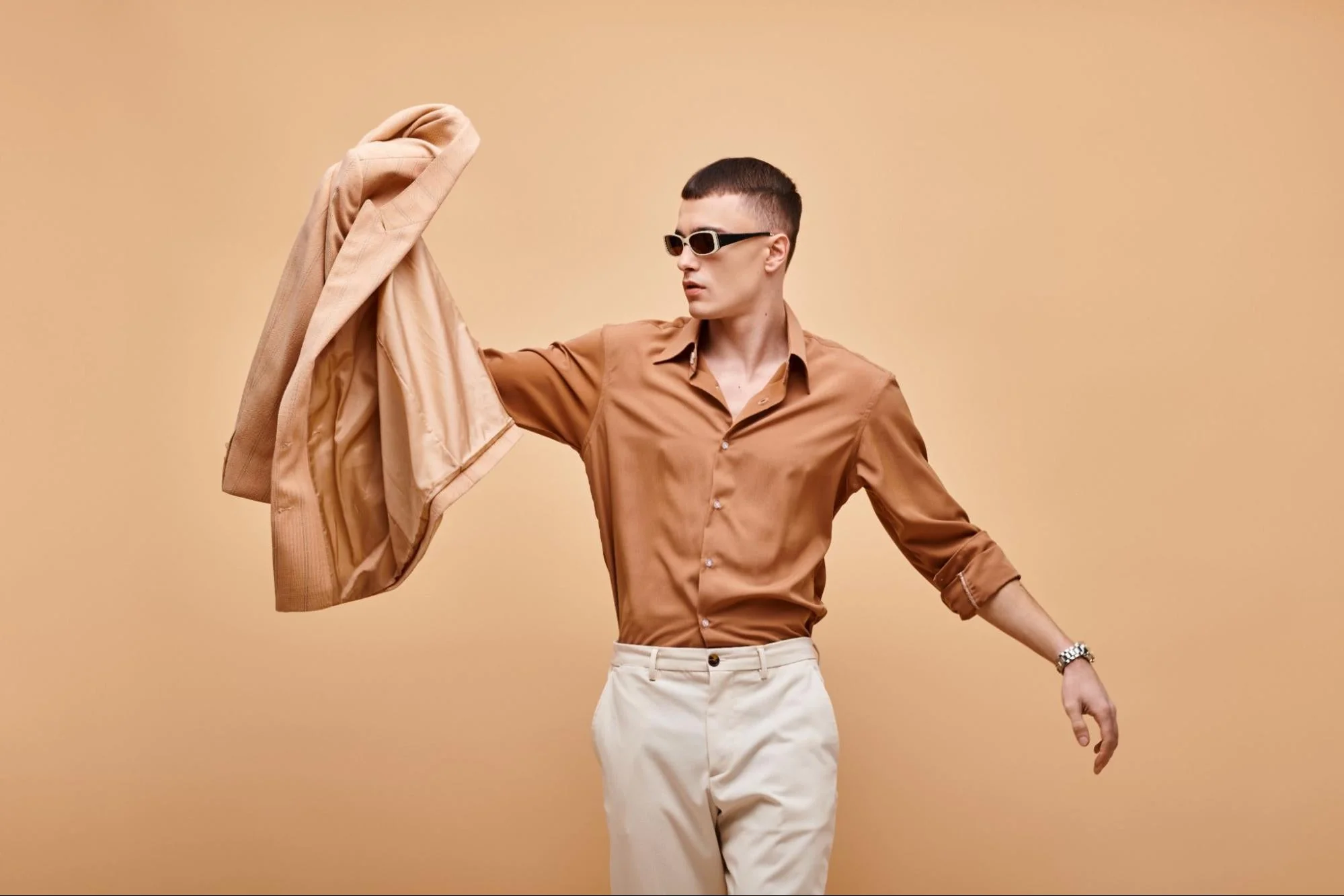 Aldo Shoes Sale Shop -Lightweight Shop minimalist mens fashion beige shirt and trousers 53298d75 2f52 45f2 9083 a05d32d8ddcc